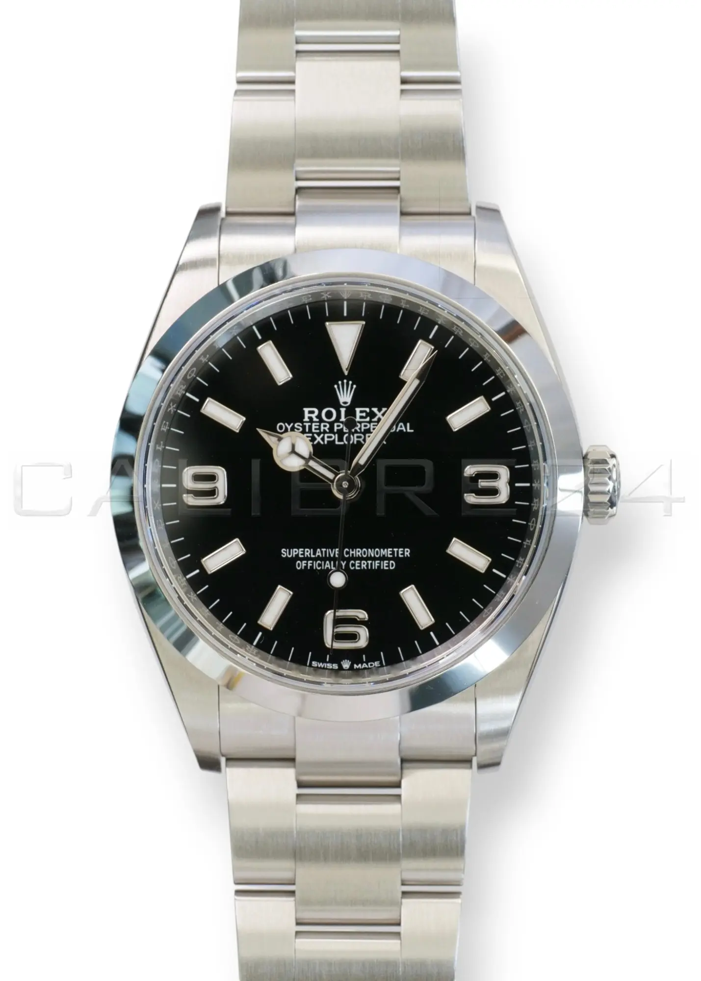 ROLEX EXPLORER 36 OYSTER STEEL BLACK DIAL REF 124270