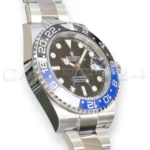 Rolex GMT-Master II Batman 126710BLNR Oyster bracelet 2023 black blue bezel front dial