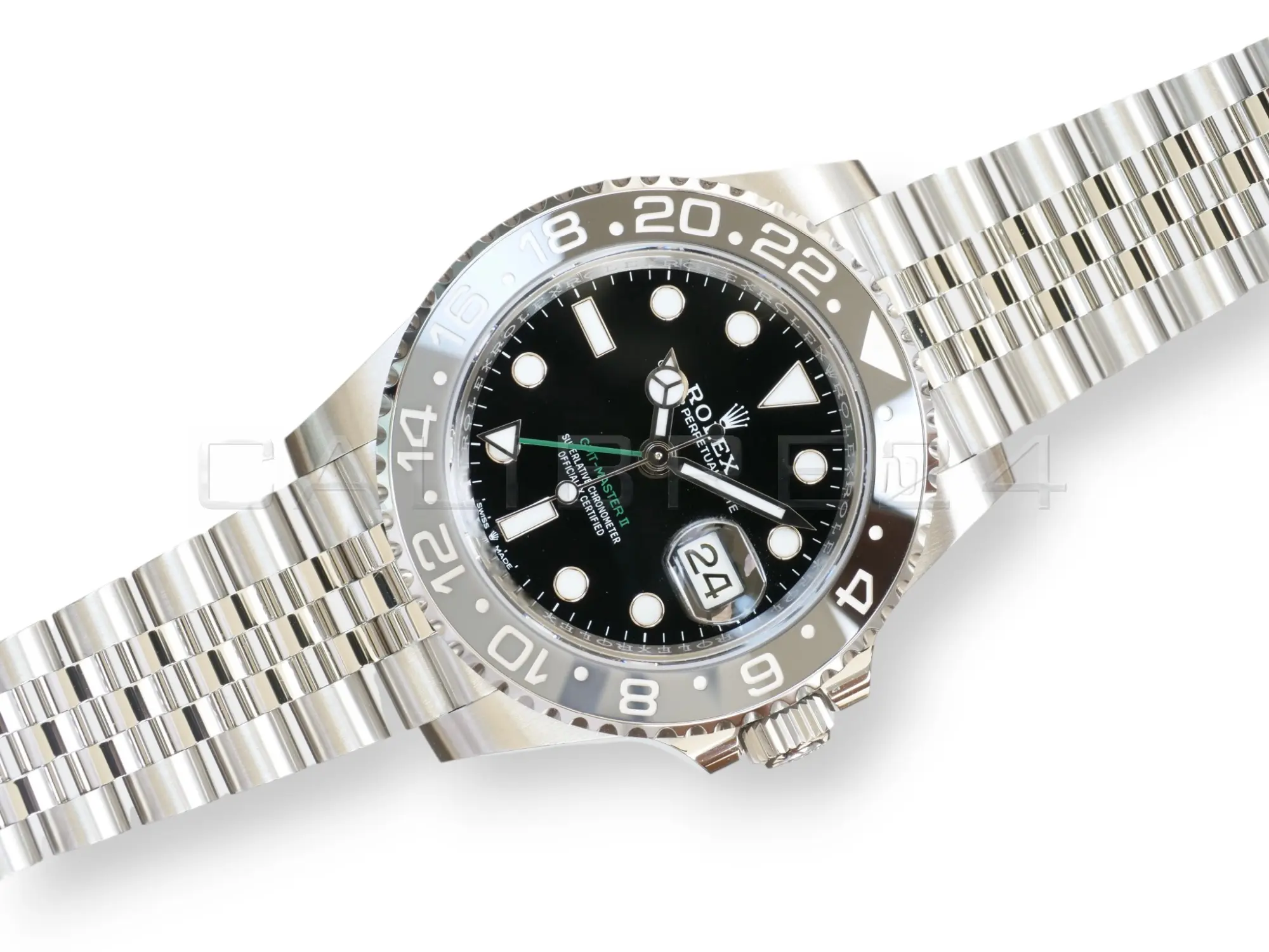 Rolex GMT Master II 126710GRNR Bruce Wayne 2025 Brand New Unworn full set with box and papers available at Calibre24 Luxury Watches Perth Australia