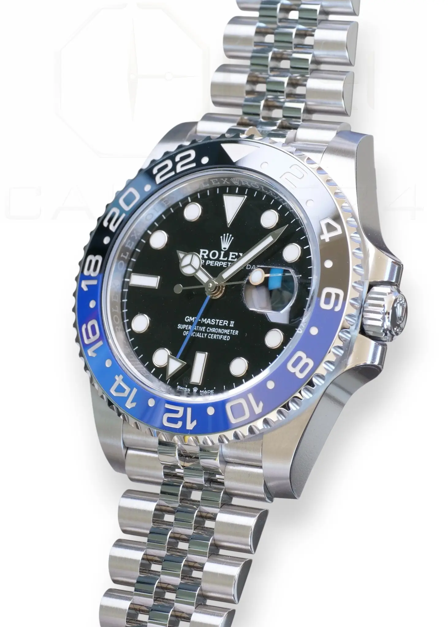 Rolex GMT Master II Batgirl 126710BLNR Factory Sttickered Brand New 2025 full set with box and papers for sale at Calibre24 Luxury Watches Perth Australia 01