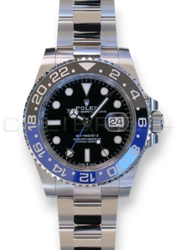 Rolex GMT Master II Batman 126710BLNR Fresh 2026 Brand New Full set with Box and Papers for sale at Calibre24 Perth Australia 18