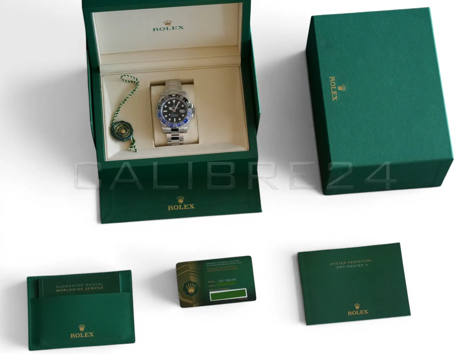 Rolex GMT Master II Batman 126710BLNR Oyster Bracelet Brand New 2026 Full set with Box and Papers for sale at Calibre24 Perth Australia