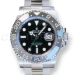Rolex Bruce Wayne GMT Master II 126710GRNR. Rolex GMT-Master II Bruce Wayne 126710GRNR grey black Cerachrom bezel Oyster bracelet 2025 brand new front