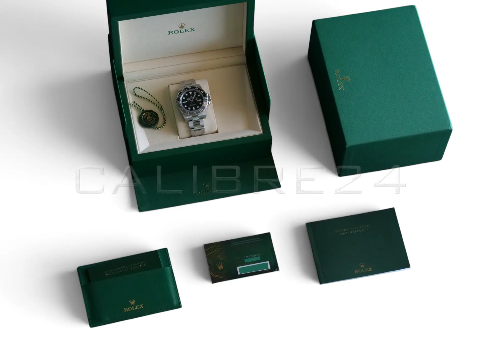 Rolex GMT-Master II Bruce Wayne 126710GRNR 2025 brand new full set box green warranty card Calibre24 Perth