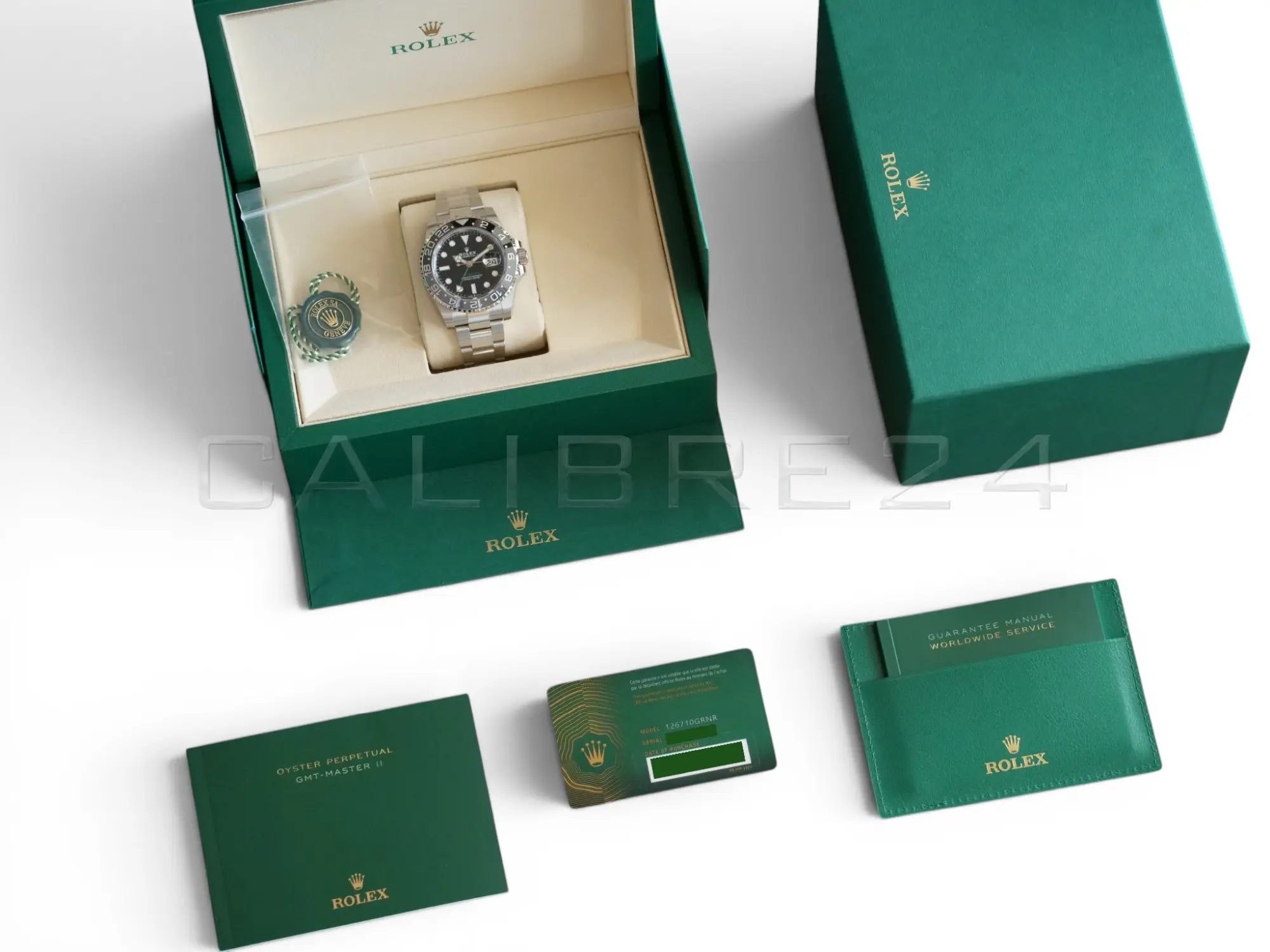 Rolex GMT Master II Bruce Wayne 126710GRNR Oyster Brand New 2026 Full set with Box and Papers for sale at Calibre24 Perth Australia