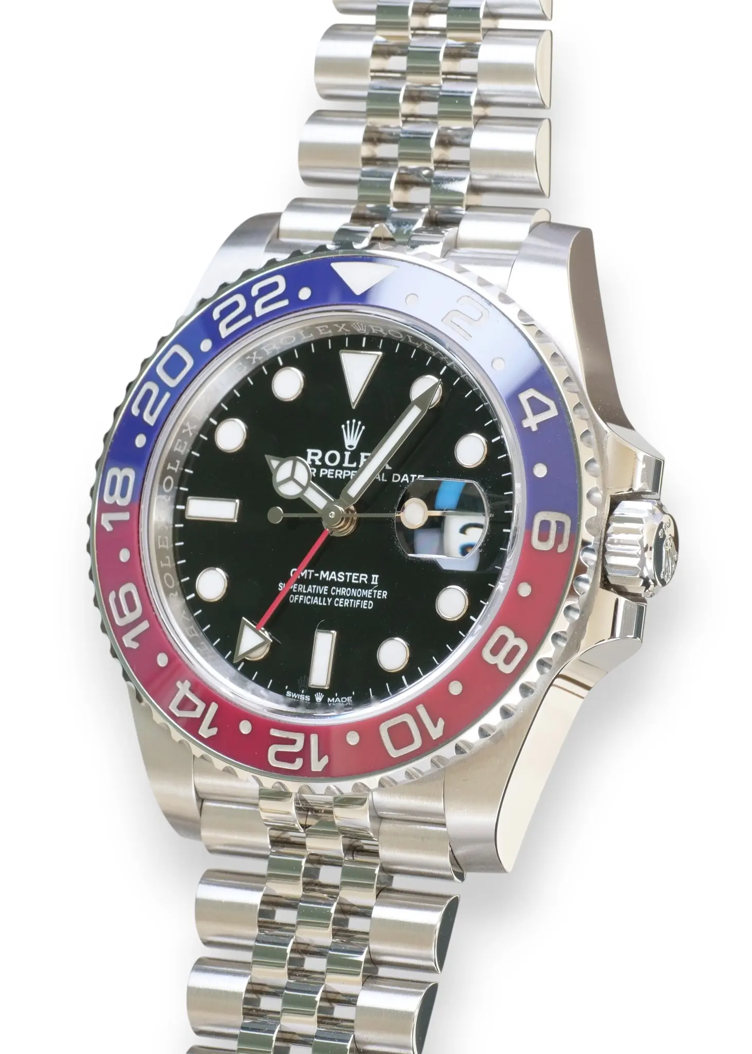 Rolex GMT Master II Pepsi 126710BLRO Brand New 2025 full set with box and papers for sale at Calibre24 Luxury Watches Perth Australia