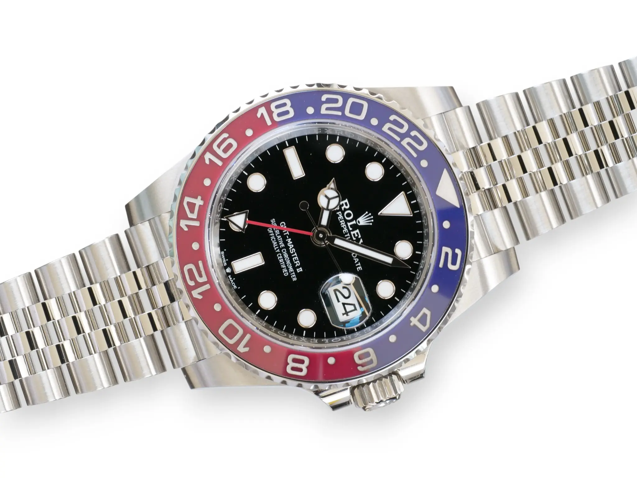 Rolex GMT Master II Pepsi 126710BLRO Brand New 2025 full set with box and papers for sale at Calibre24 Luxury Watches Perth Australia