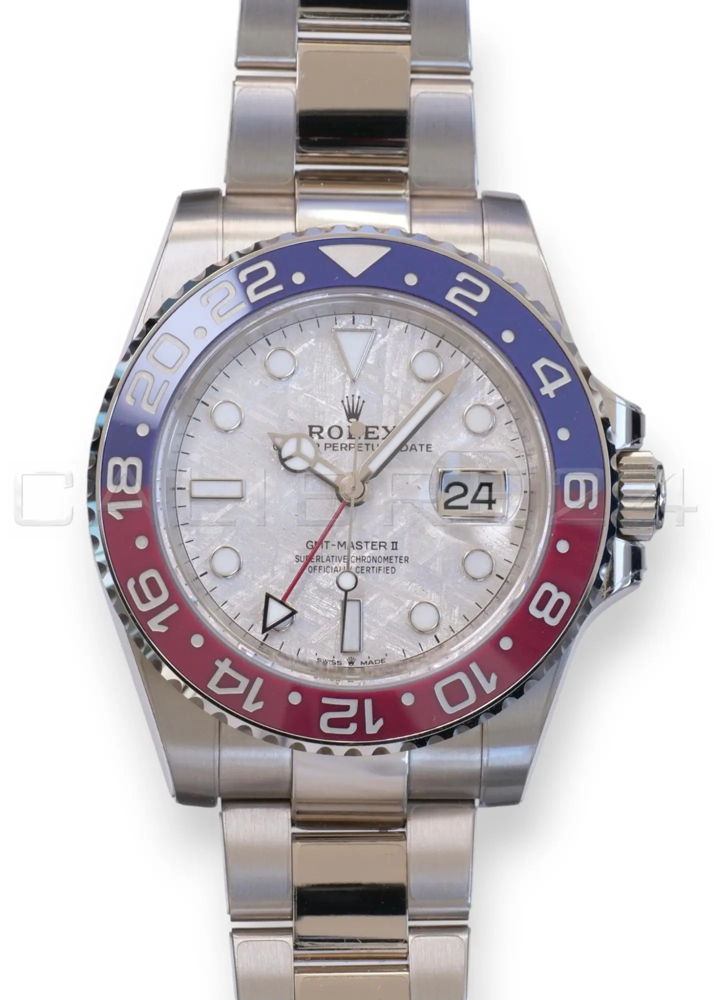 ROLEX GMT‑MASTER II PEPSI (DISCONTINUED) 126719BLRO METEORITE DIAL WHITE GOLD