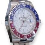 Rolex GMT Master II Pepsi Meteorite Dial Mint like New condition with white and green tags 2025 full set with box and papers available at Calibre24 Luxury Watches Perth Australia