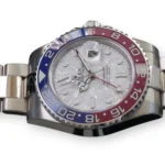 Rolex GMT Master II Pepsi Meteorite Dial Mint like New condition with white and green tags 2025 full set with box and papers available at Calibre24 Luxury Watches Perth Australia