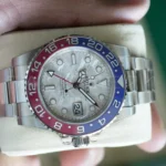 Rolex GMT Master II Pepsi Meteorite Dial Mint like New condition with white and green tags 2025 full set with box and papers available at Calibre24 Luxury Watches Perth Australia