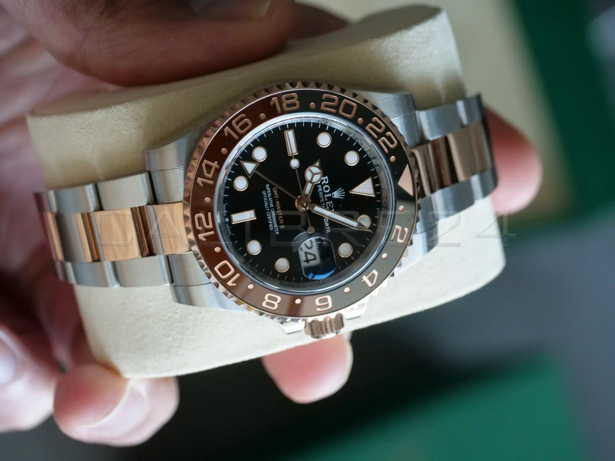 Rolex GMT Master II Rootbeer 126711CHNR Oyster Brand New 2026 Full set with Box and Papers for sale at Calibre24 Perth Australia