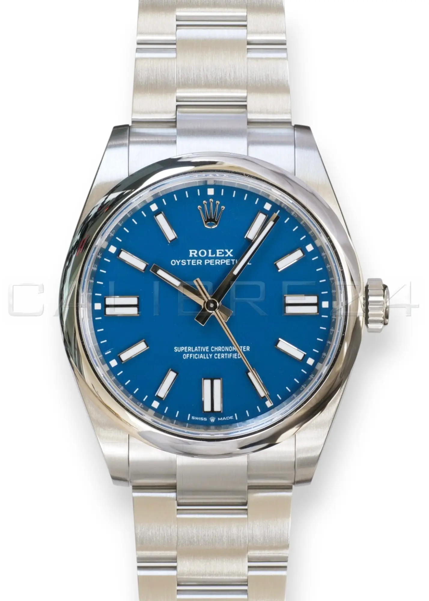 ROLEX OYSTER PERPETUAL 41 MED BLUE DIAL 134300