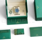 Rolex OP41134300 Med Blue Dial Brand New 2025 full set with Box and Papers available for sale at calibre24 Perth Australia