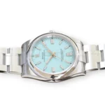 Rolex Oyster Perpetual 36 turquoise Tiffany dial 126000-0006 2025 brand new front view Oystersteel