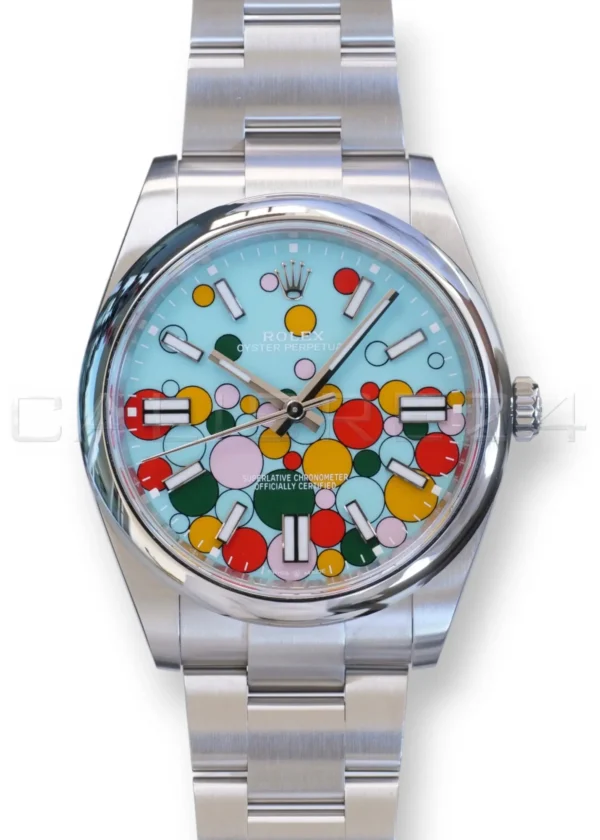 Rolex Oyster Perpetual 41 Celebration Dial NOS Brand New Full set with Box and Papers for sale at Calibre24 Perth Australia