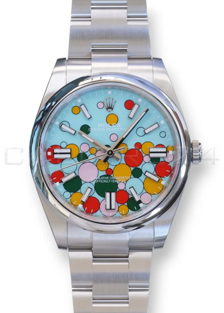 Rolex Oyster Perpetual 41 Celebration Dial NOS Brand New Full set with Box and Papers for sale at Calibre24 Perth Australia