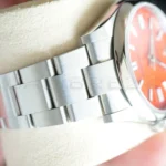 Rolex Oyster Perpetual 41 coral red Oyster bracelet Oysterclasp Easylink unpolished factory finish