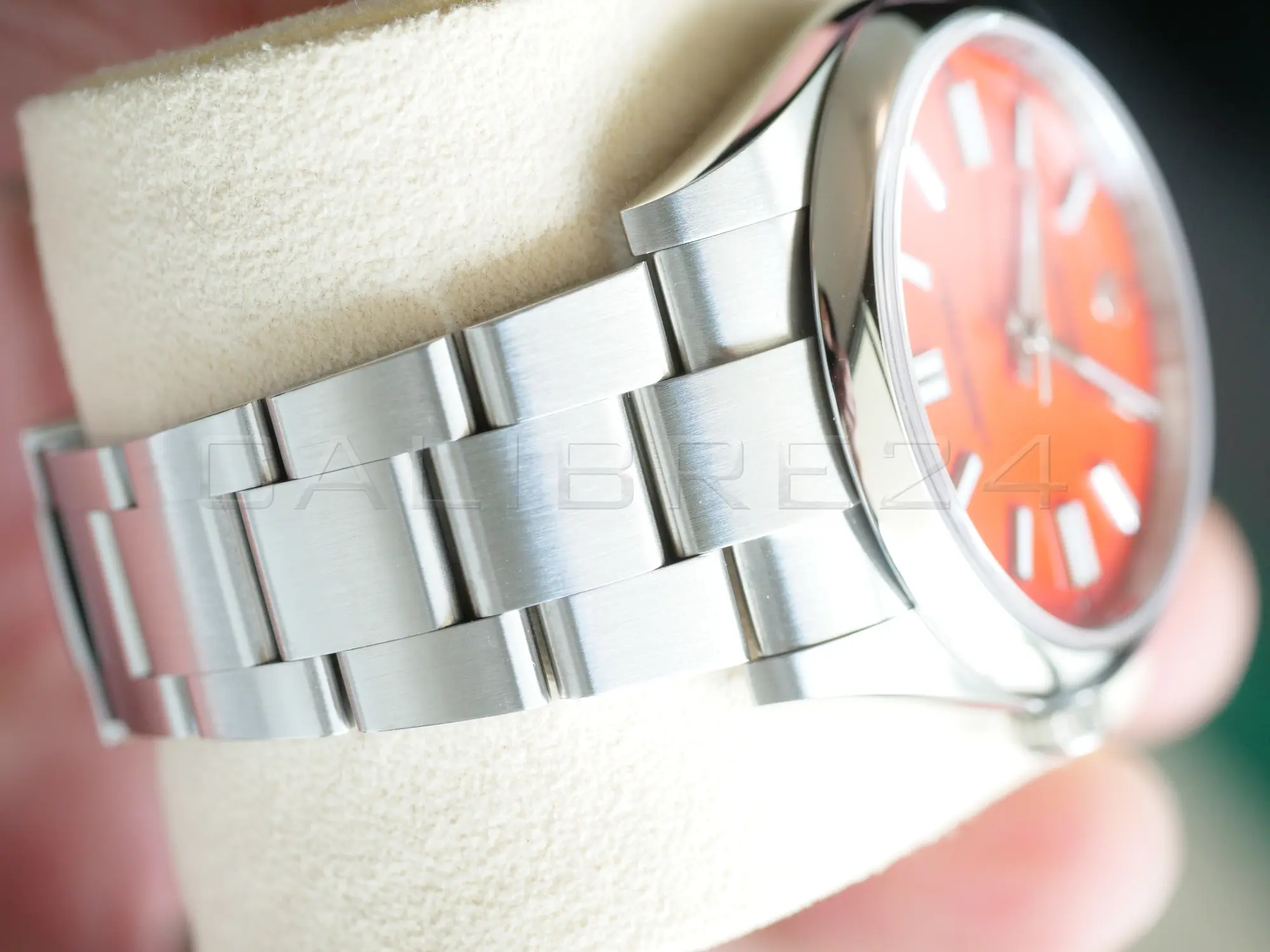 Rolex Oyster Perpetual 41 coral red Oyster bracelet Oysterclasp Easylink unpolished factory finish