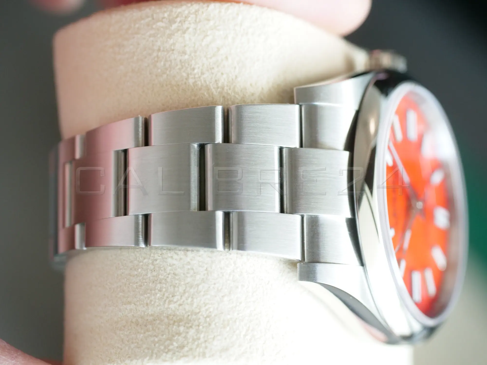Rolex Oyster Perpetual 41 coral red Oyster bracelet Oysterclasp Easylink unpolished factory finish