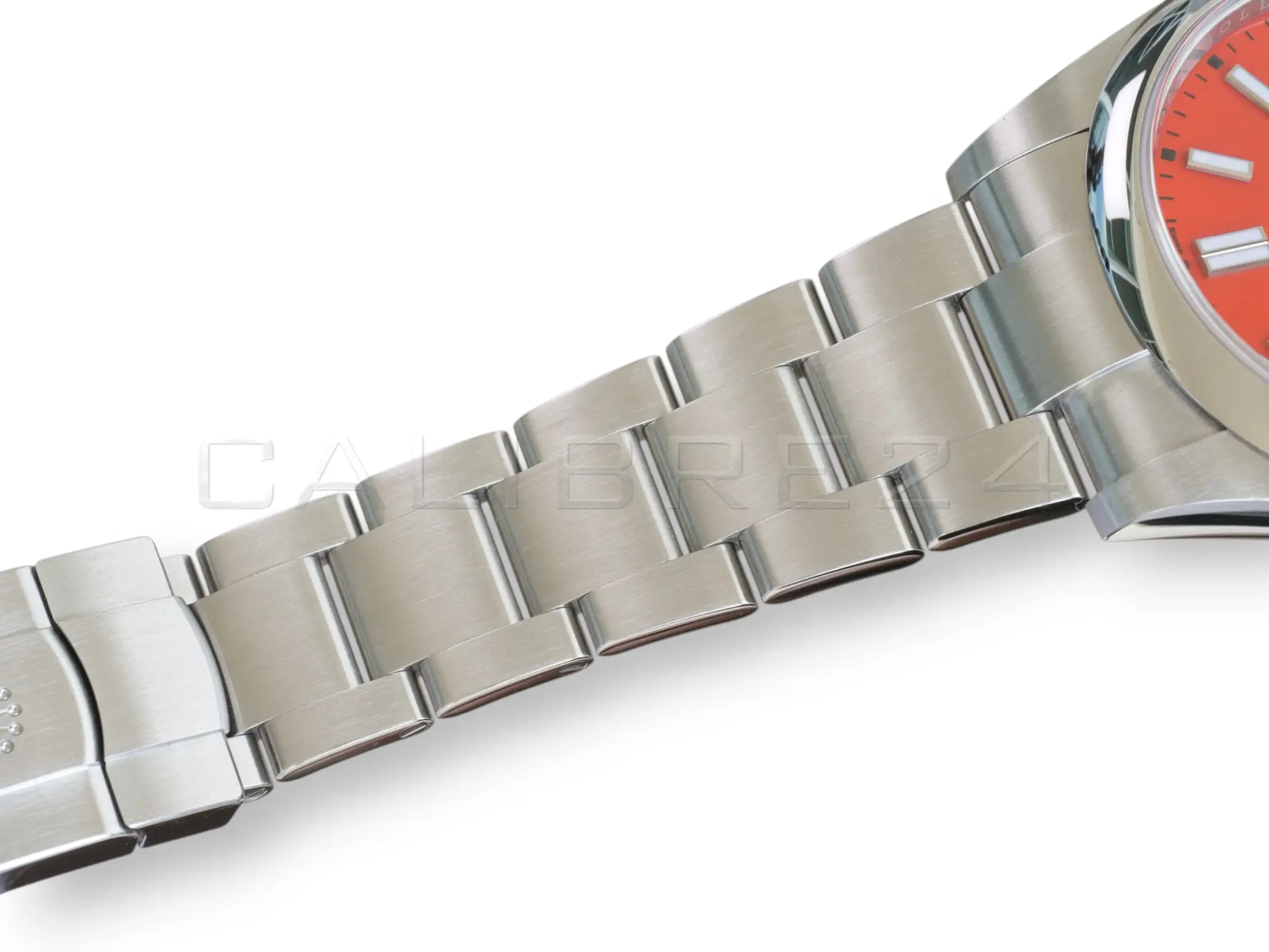 Rolex Oyster Perpetual 41 coral red Oyster bracelet Oysterclasp Easylink unpolished factory finish