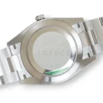 Rolex OP41 coral red smooth polished Oystersteel bezel 41mm case profile Twinlock crown unpolished