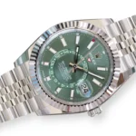 Rolex Sky Dweller 336934 mint green 2025 full set with box and papers for sale at Calibre24 Luxury Watches Perth Australia