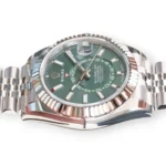 Rolex Sky Dweller 336934 mint green 2025 full set with box and papers for sale at Calibre24 Luxury Watches Perth Australia
