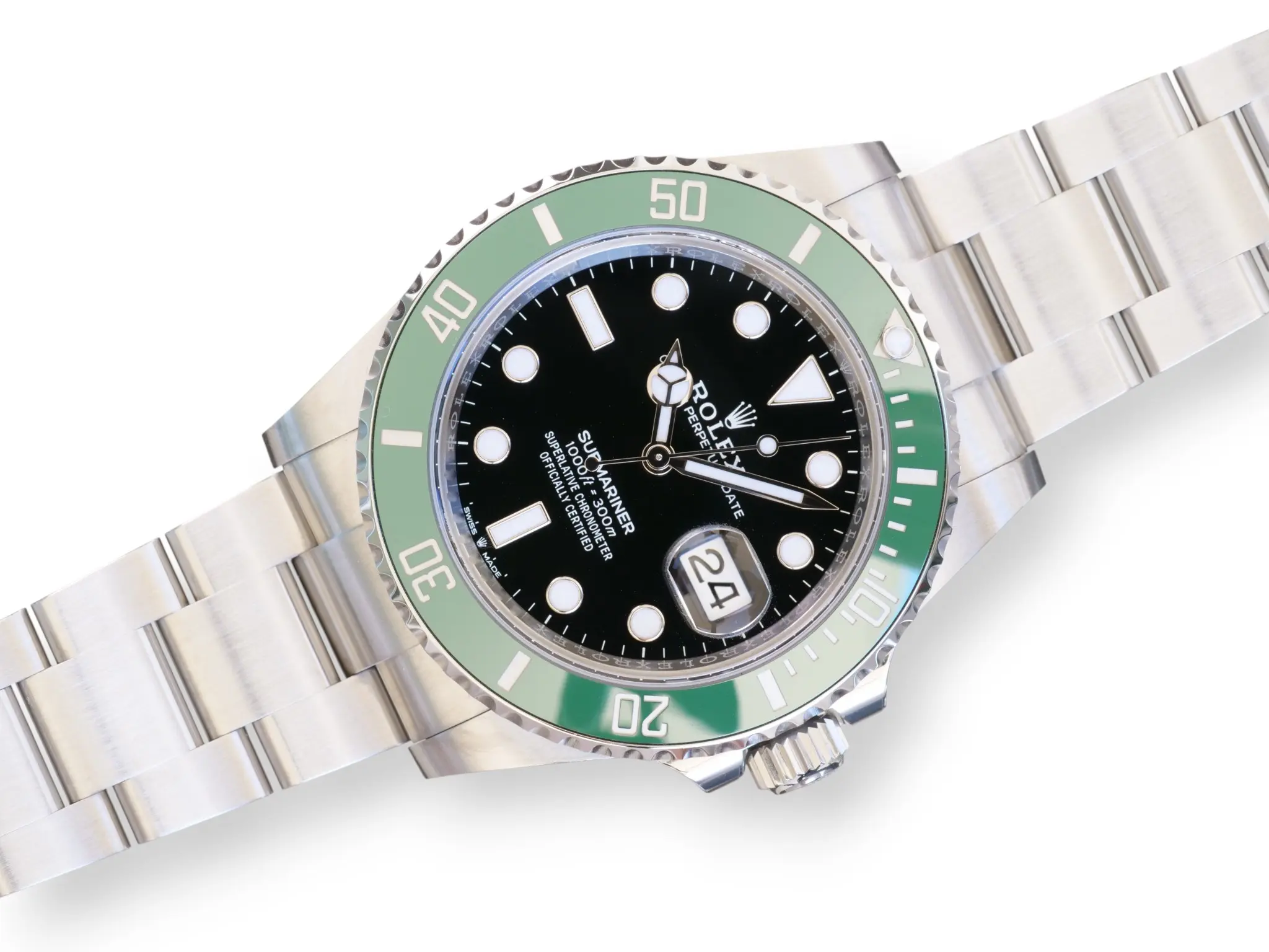 Rolex Submariner 126610LV Starbucks 2022 full set with box and papers for sale at Calibre24 Luxury Watches Perth Australia