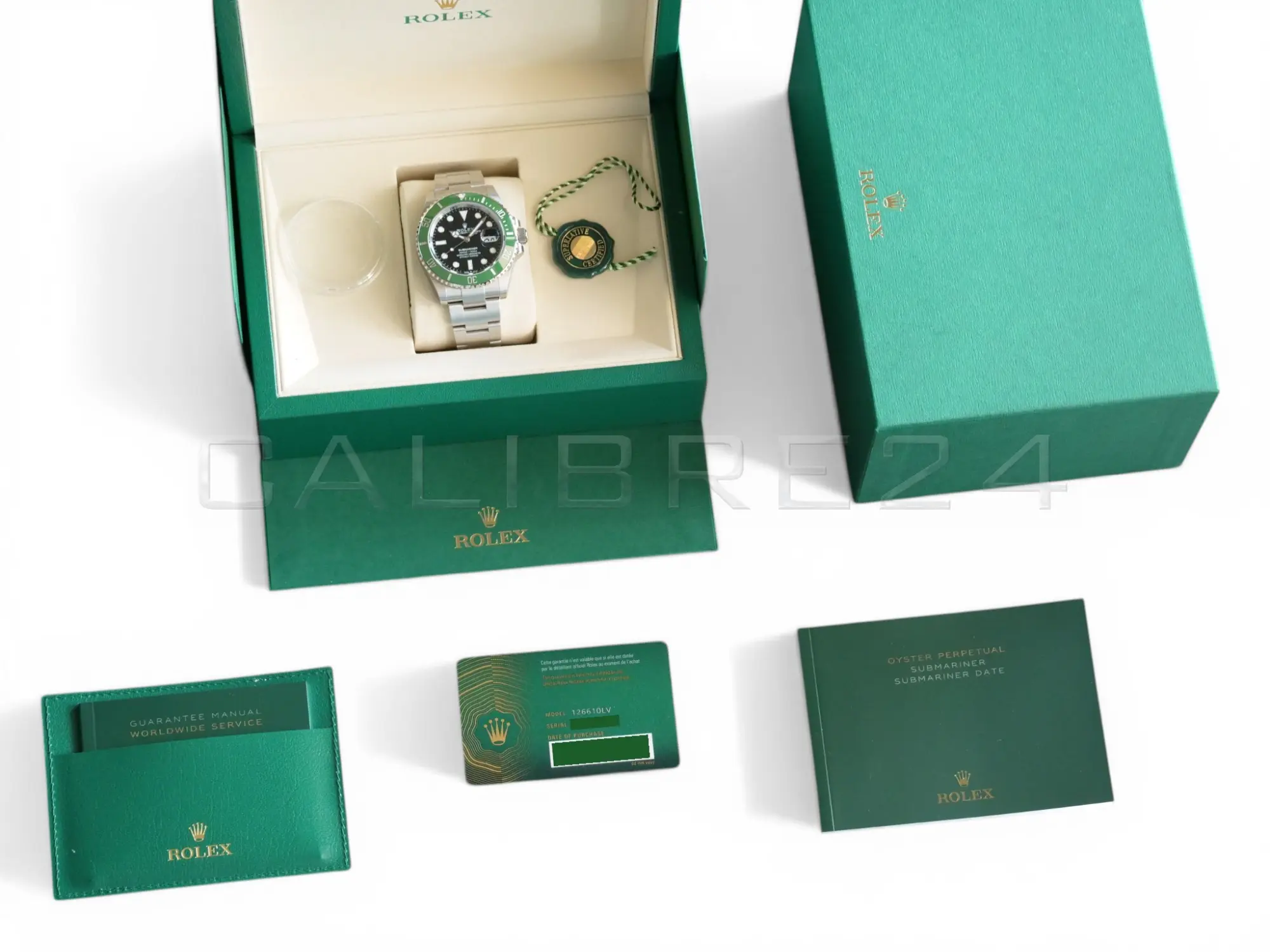 Rolex Submariner 41 Starbucks 126610LV Green Bezel Brand New 2026 Full set with Box and Papers for sale at Calibre24 Perth Australia