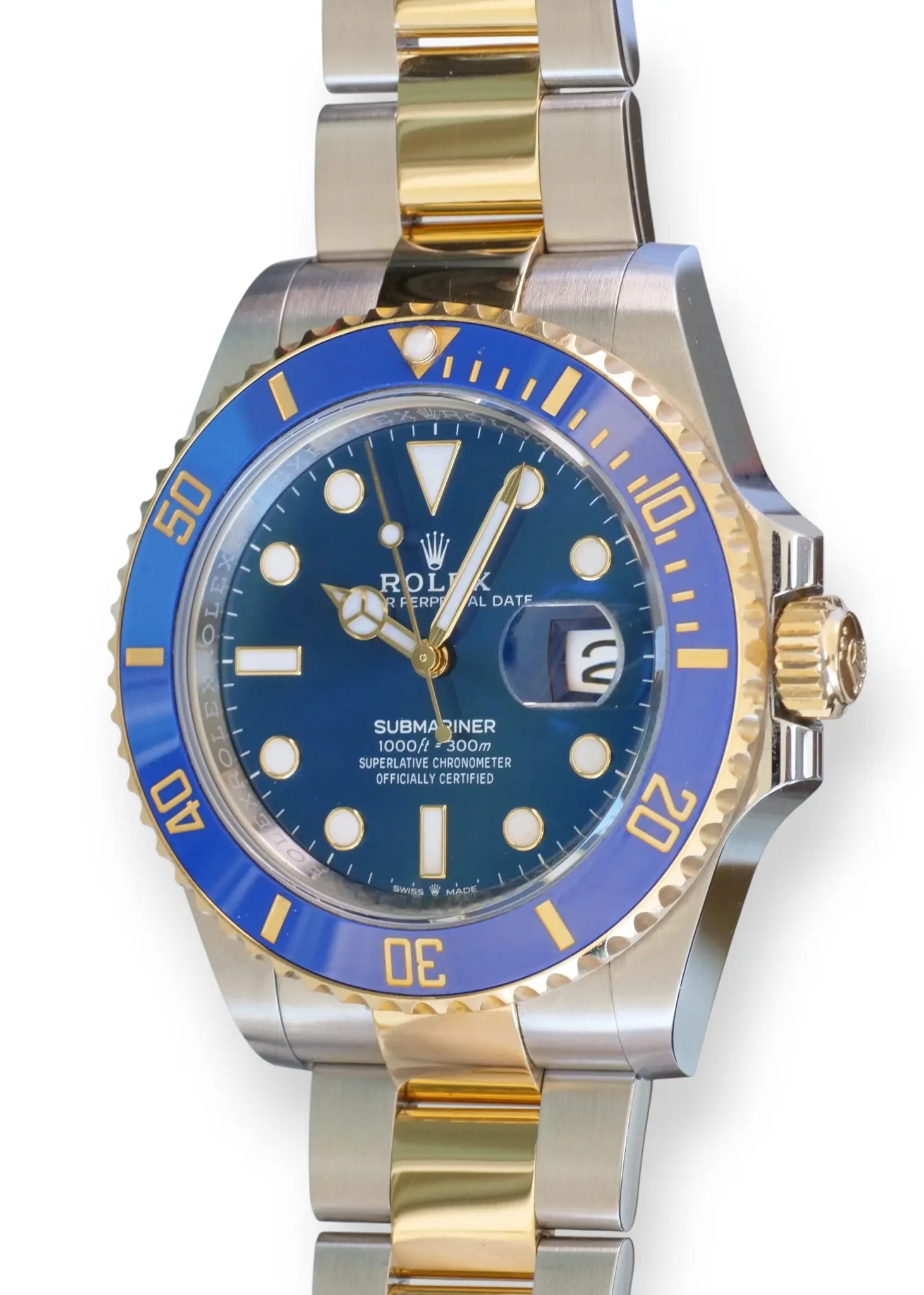 Rolex Submariner Bluesy 126613LB Oyster 2023 Mint Condition full set with box and papers for sale at Calibre24 Luxury Watches Perth Australia