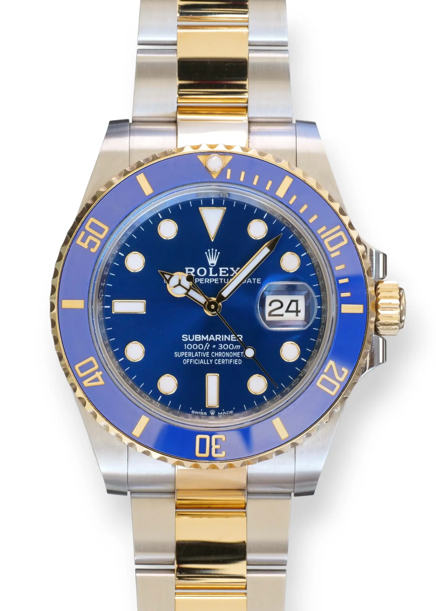 Rolex Submariner Bluesy 126613LB Oyster 2023 Mint Condition full set with box and papers for sale at Calibre24 Luxury Watches Perth Australia