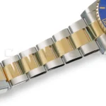 Rolex Submariner Date Bluesy two-tone Oyster bracelet yellow gold centre links Oysterlock Glidelock clasp