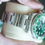 Rolex Hulk 116610LV white serial hang tag intact NOS unsized bracelet all links Oyster bracelet
