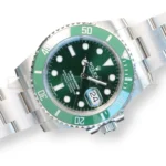 Rolex Submariner Hulk green Cerachrom bezel 60-minute graduation Maxi Case 40mm Oystersteel profil