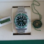 Rolex Submariner Hulk 116610LV 2020 new green NFC warranty card ultra rare final production documentation