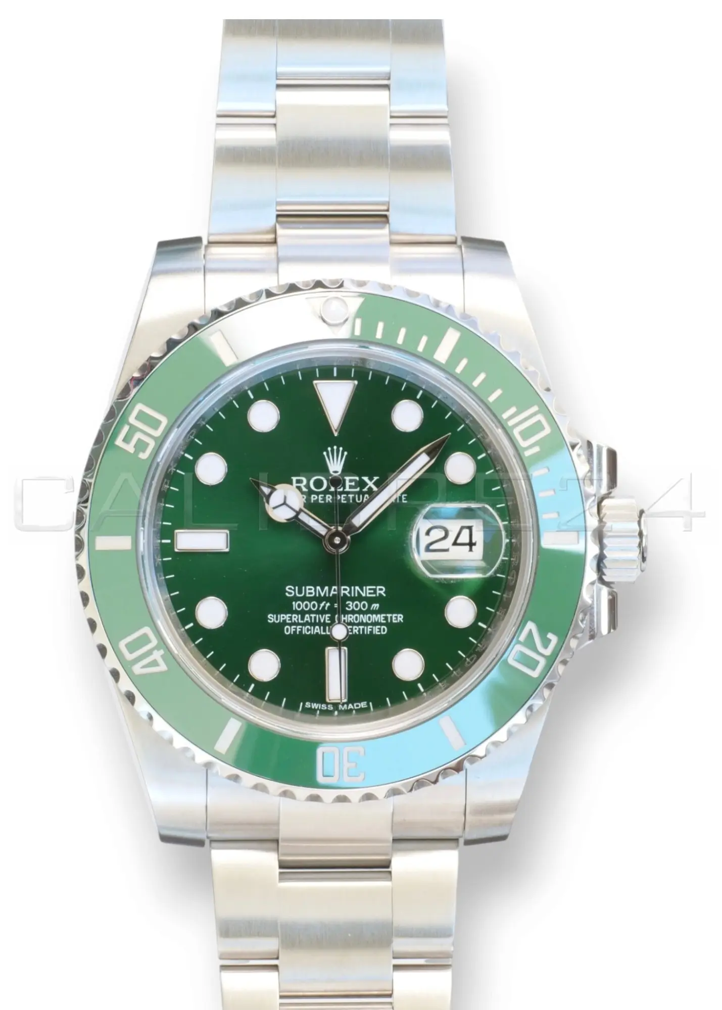 ROLEX SUBMARINER DATE HULK (DISCONTINUED) GREEN DIAL 116610LV