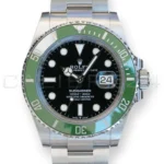 Rolex Submariner Date 41 Starbucks 126610LV-0002 Oyster 2026 brand new black dial green bezel MK2 front