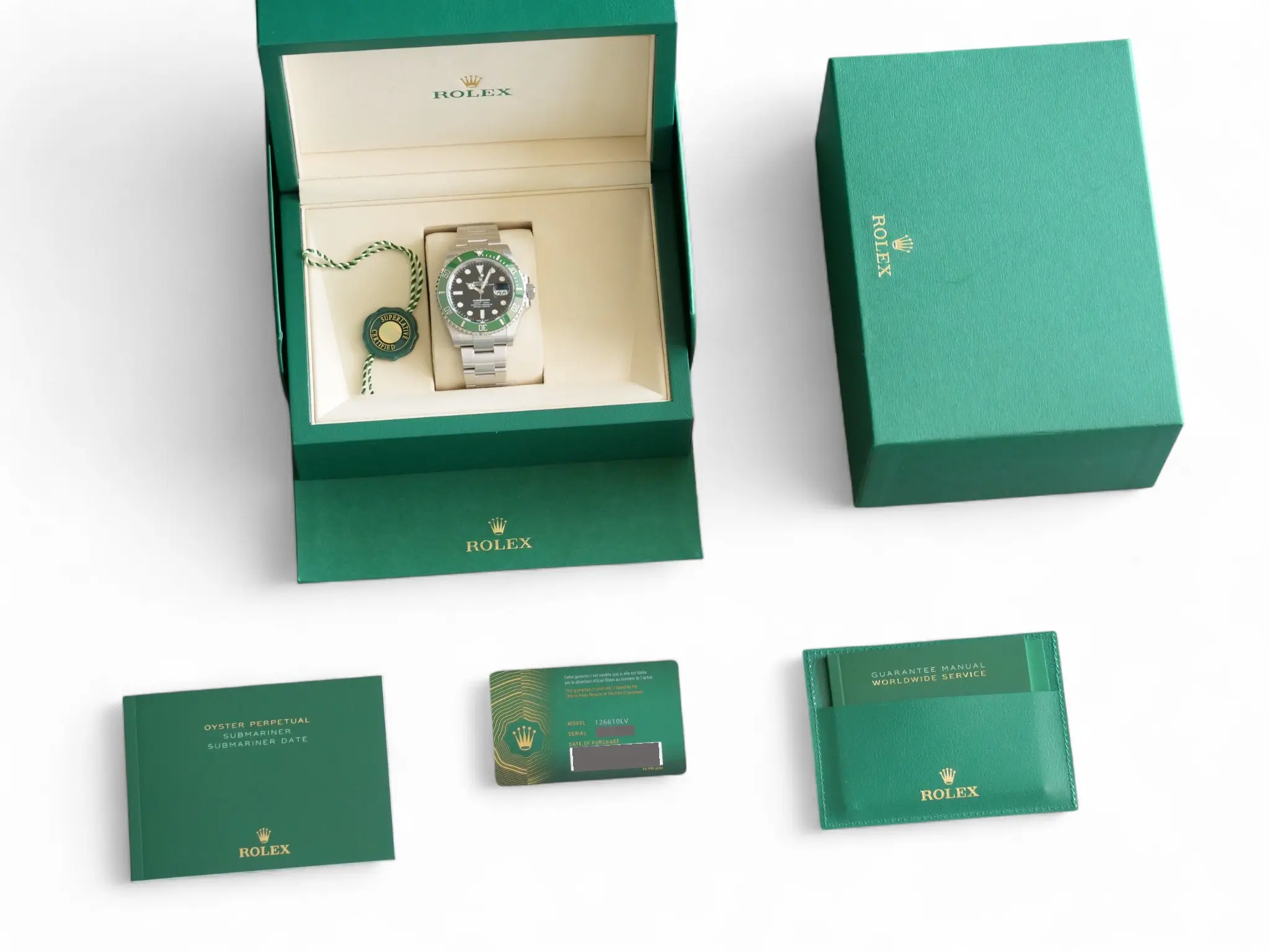 Rolex Submariner Starbucks 126610LV Brand New 2025 full set with box and papers for sale at Calibre24 Luxury Watches Perth Australia