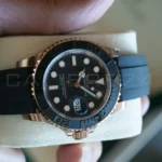 Rolex Yacht‑Master 40 Everose Gold Oysterflex 126655 2022 NOS Brand New Full Set for sale at Calibre24 Perth Australia