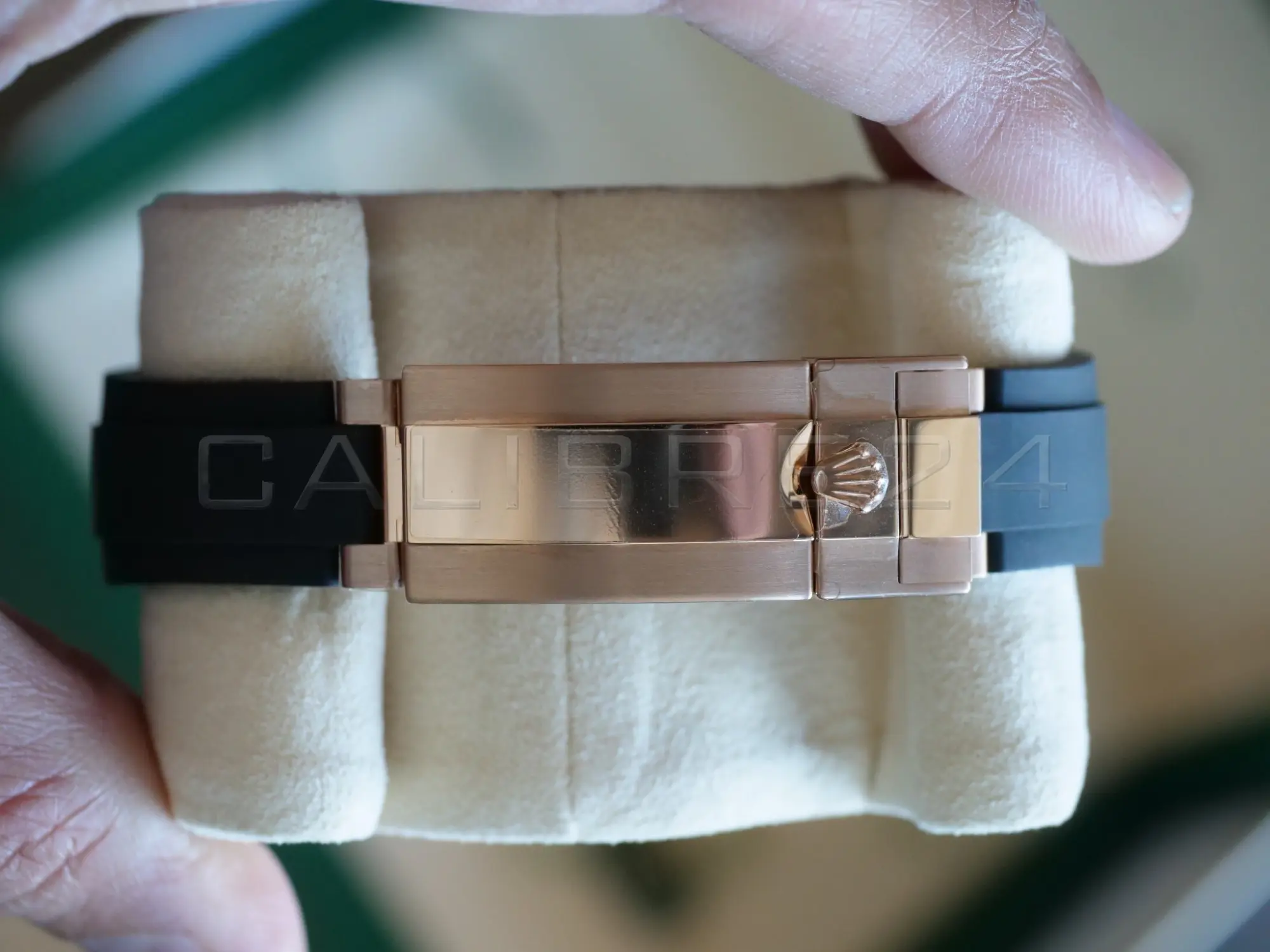 Rolex Yacht‑Master 40 Everose Gold Oysterflex 126655 2022 NOS Brand New Full Set for sale at Calibre24 Perth Australia
