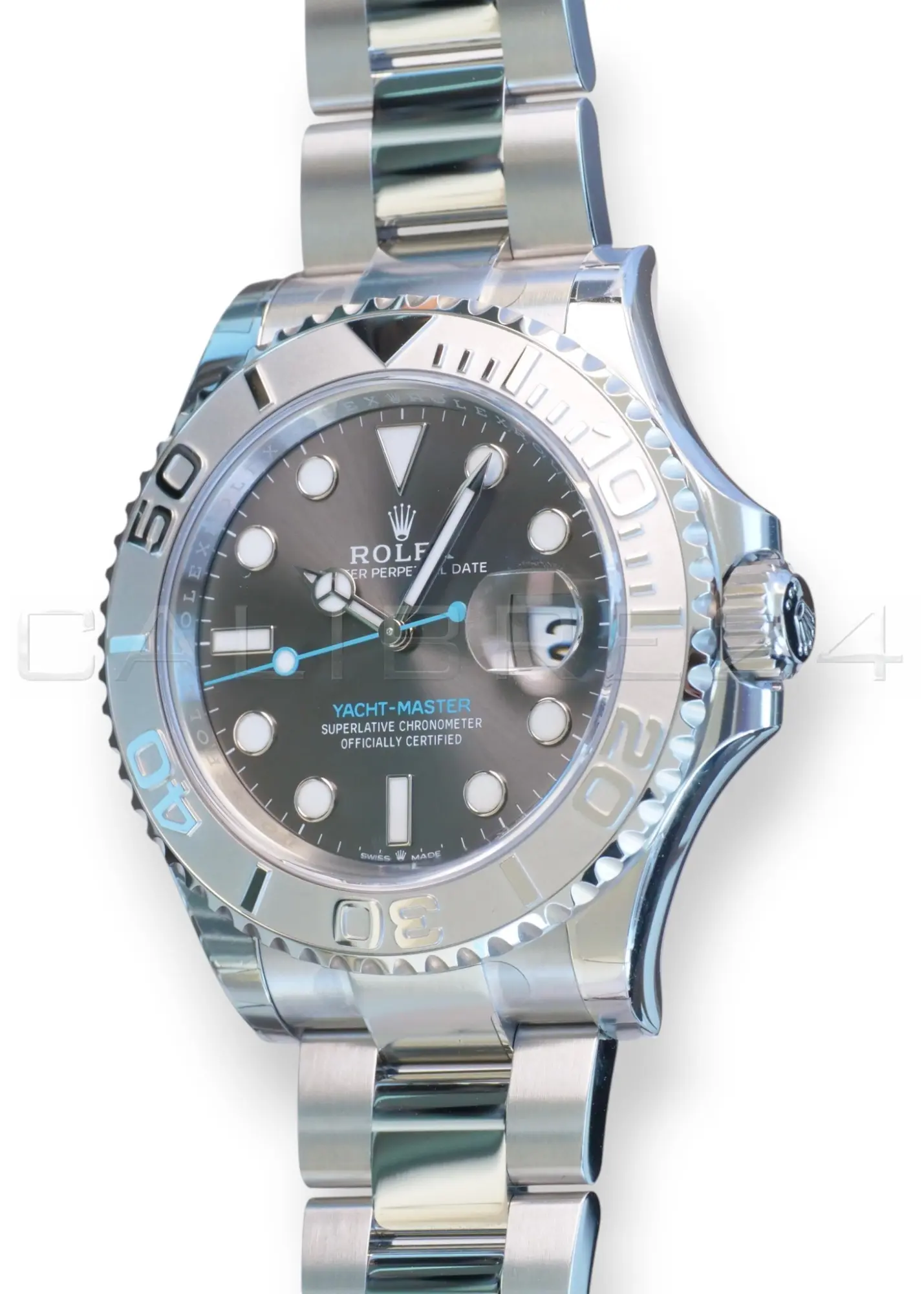 Rolex Yacht‑Master 40 Slate Dial Oystersteel Platinum 126622 Brand New 2026 Full Set for sale at Calibre24 Perth Australia
