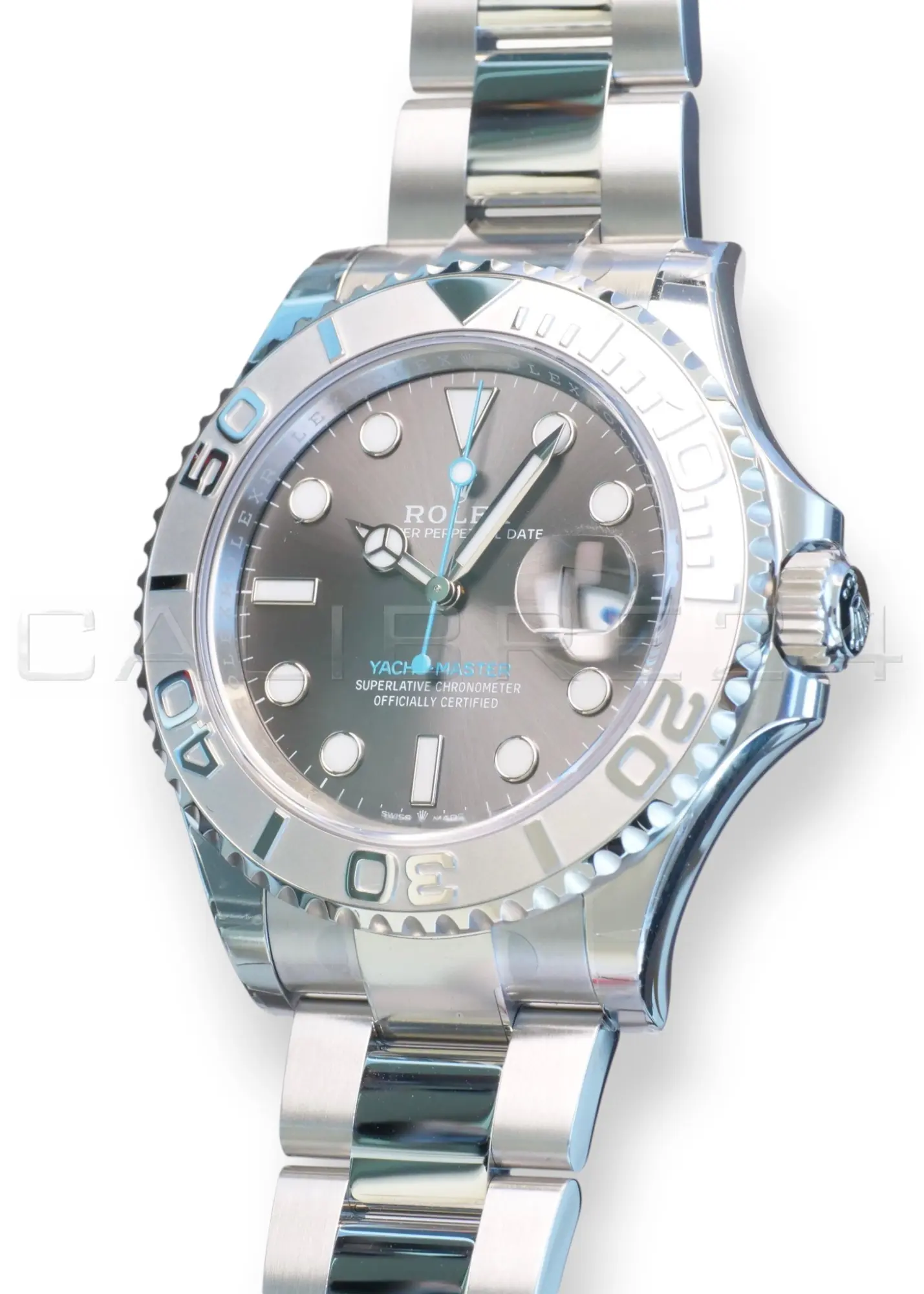 Rolex Yacht‑Master 40 Slate Dial Oystersteel Platinum 126622 Brand New 2026 Full Set for sale at Calibre24 Perth Australia