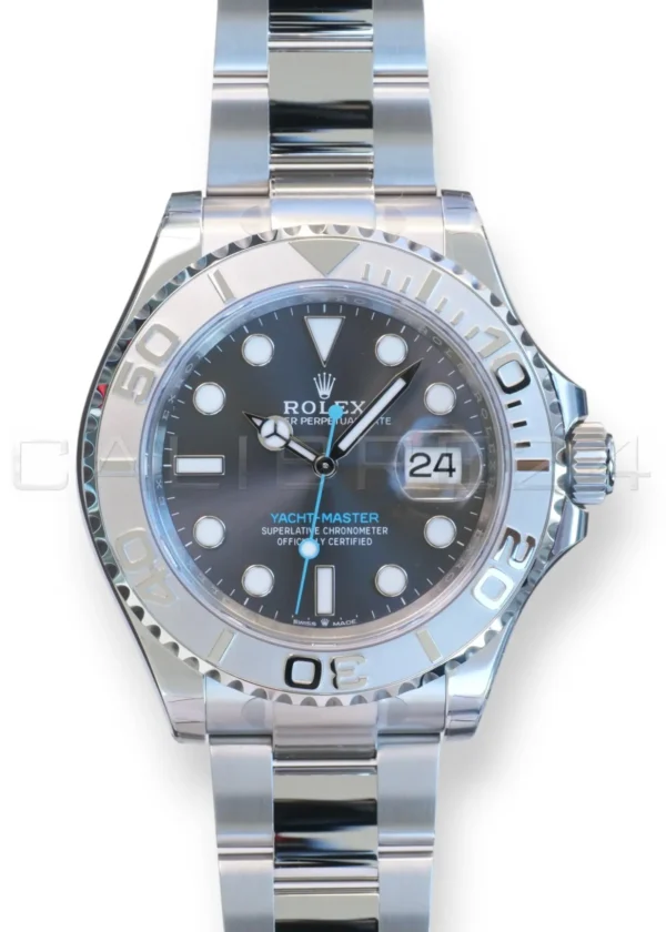 Rolex Yacht-Master 40 Slate Dial, Rolex Yacht‑Master 40 Slate Dial Oystersteel Platinum 126622 Brand New 2026 Full Set for sale at Calibre24 Perth Australia