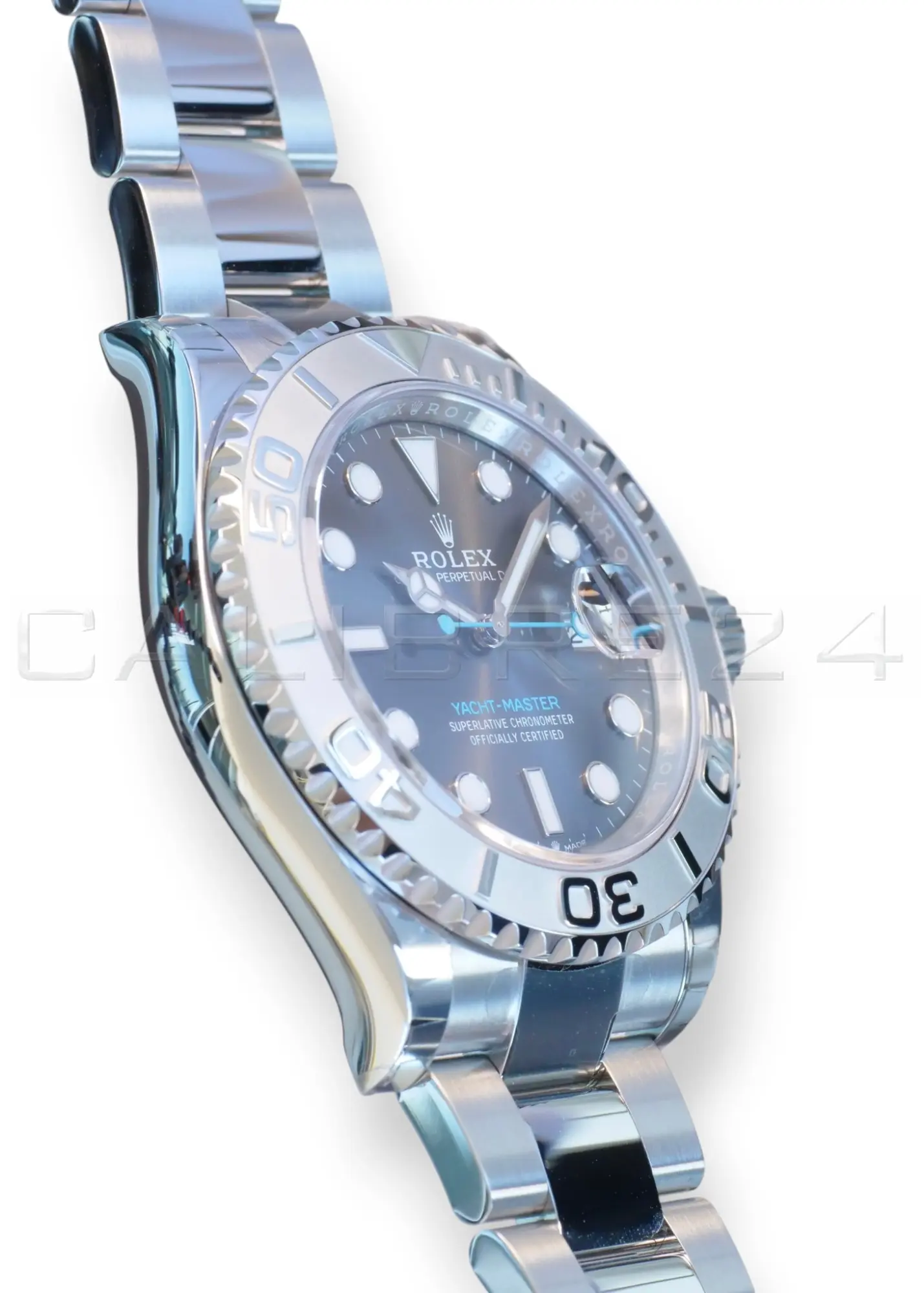 Rolex Yacht‑Master 40 Slate Dial Oystersteel Platinum 126622 Brand New 2026 Full Set for sale at Calibre24 Perth Australia