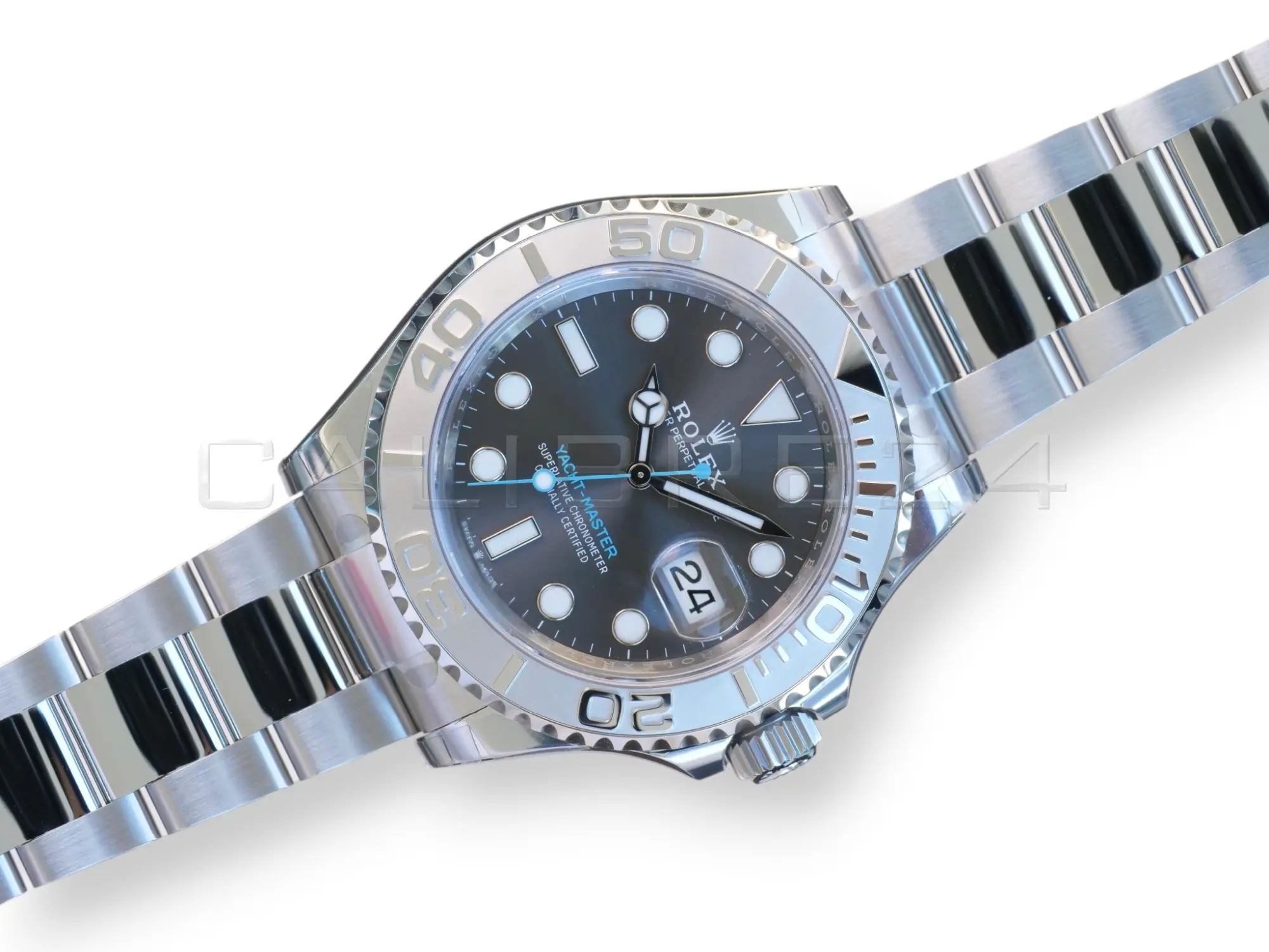 Rolex Yacht‑Master 40 Slate Dial Oystersteel Platinum 126622 Brand New 2026 Full Set for sale at Calibre24 Perth Australia