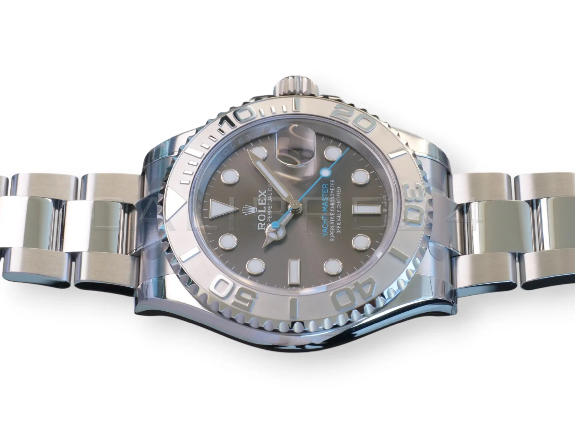 Rolex Yacht‑Master 40 Slate Dial Oystersteel Platinum 126622 Brand New 2026 Full Set for sale at Calibre24 Perth Australia