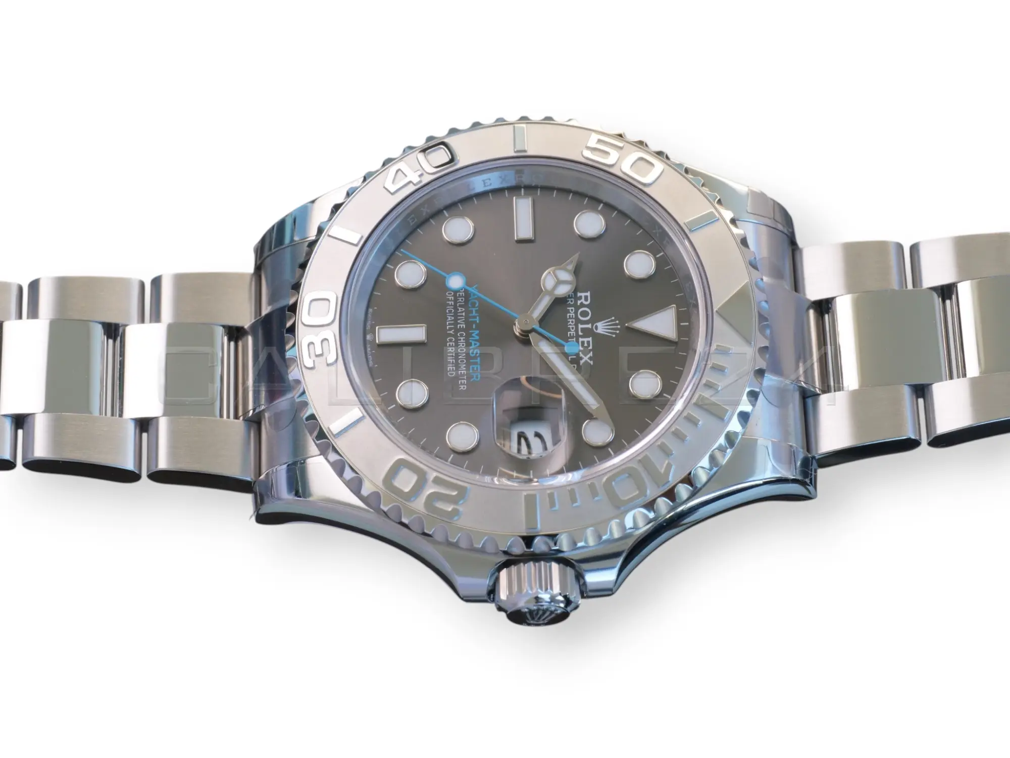 Rolex Yacht‑Master 40 Slate Dial Oystersteel Platinum 126622 Brand New 2026 Full Set for sale at Calibre24 Perth Australia