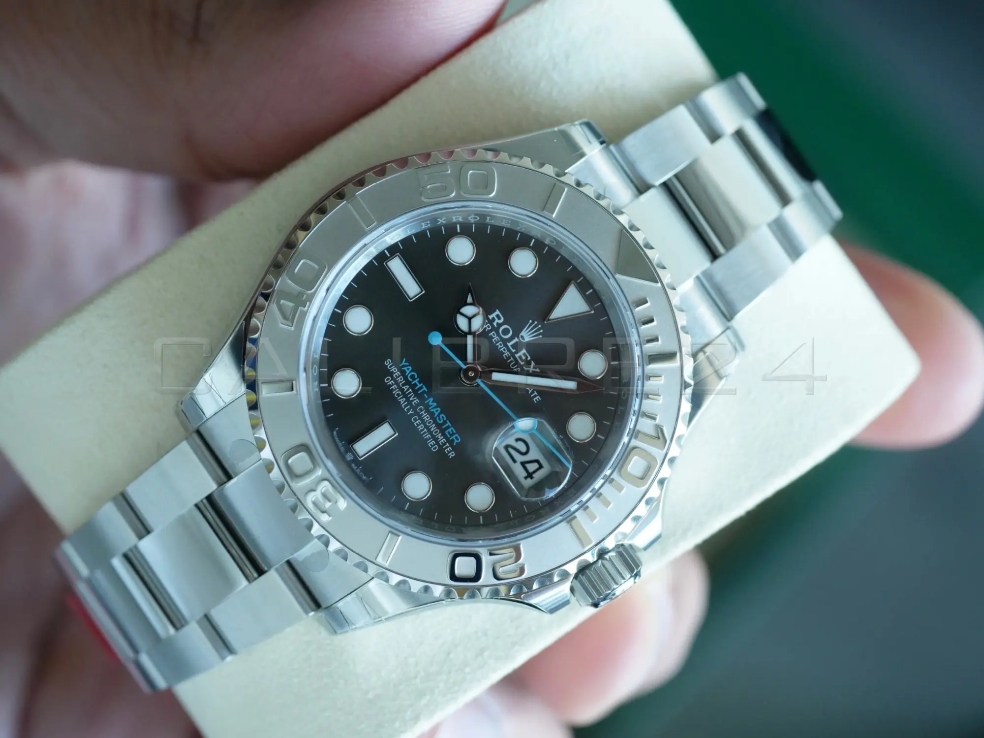 Rolex Yacht‑Master 40 Slate Dial Oystersteel Platinum 126622 Brand New 2026 Full Set for sale at Calibre24 Perth Australia