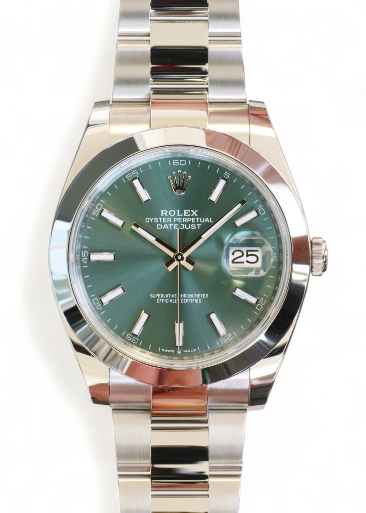 ROLEX DATEJUST 41 MINT GREEN